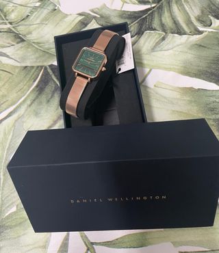 Reloj DW Quadro Studio Verde/Oro