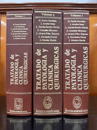 Tratado de patología y clínica quirúrgica antiguo