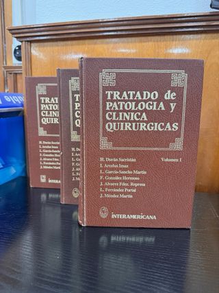 Tratado de patología y clínica quirúrgica antiguo