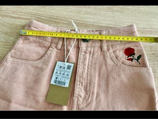 Falda mini Pull&Bear rosa T.XS