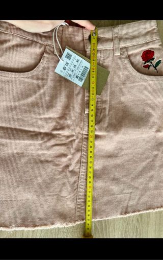 Falda mini Pull&Bear rosa T.XS