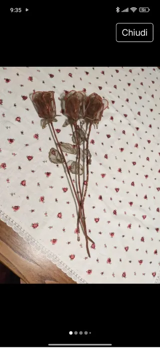 Fiori decorativi vintage