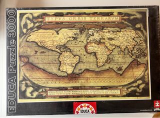 Puzzle Educa 3000 Piezas Mapa Mundo Antiguo