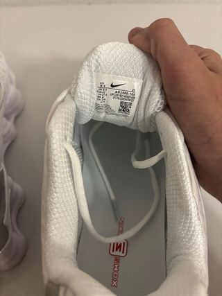 Nike Shox Plata y Blanco