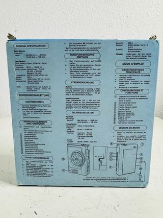 Unisef Z-20P Walkman Radio Cassette Japan 1980