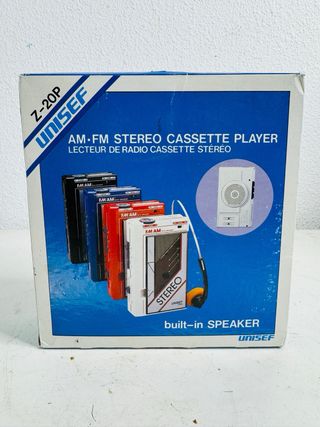 Unisef Z-20P Walkman Radio Cassette Japan 1980