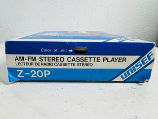 Unisef Z-20P Walkman Radio Cassette Japan 1980