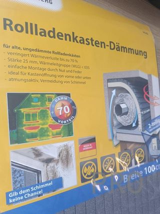 Aislamiento para persianas, 2 piezas con 25 mm de