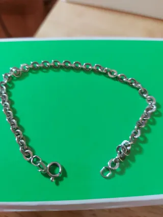 Pulsera eslabones pequeños plata