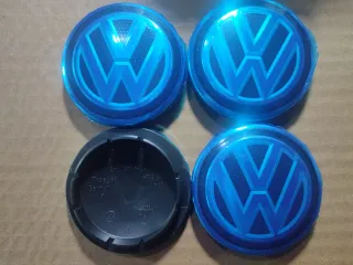 Tapabujes Volkswagen 65mm centro rueda llanta logo