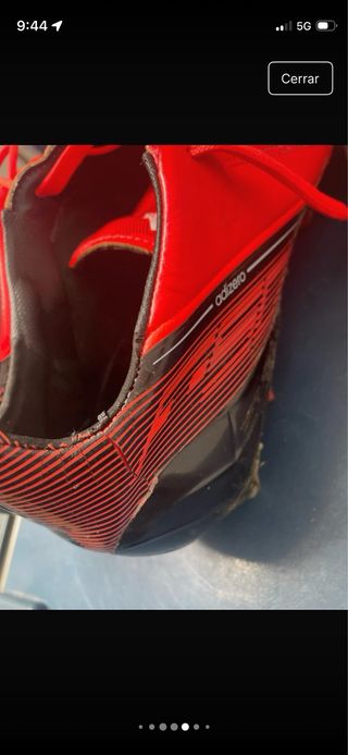 Adidas F50 Adizero Piel 2012 Talla 45 1/3