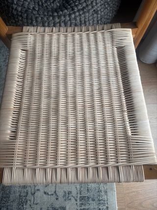 2 Sillas Kiemer Sklum Madera Ratán. 100€ cada una