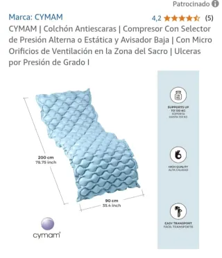 Colchón antiescaras CYMAM