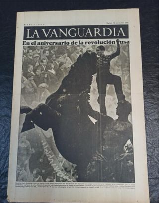 La vanguardia. Barcelona. 10 noviembre de 1936