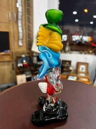 Figura de payaso en vidrio soplado – Murano