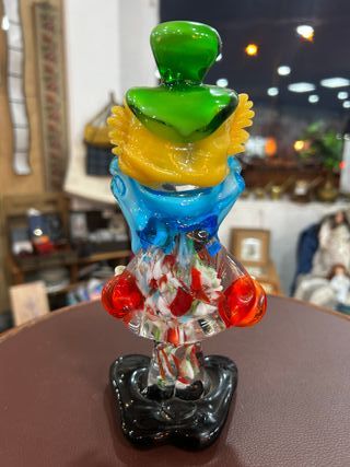 Figura de payaso en vidrio soplado – Murano