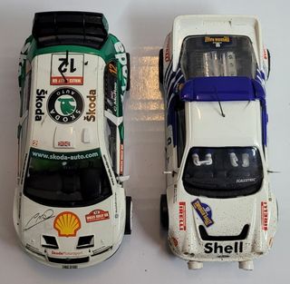 Skoda Fabia WRC y Ford RS 200 Scalextric