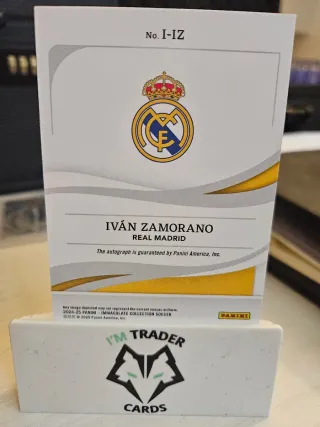 Ivan Zamorano Autografo Real Madrid Panini 18/18