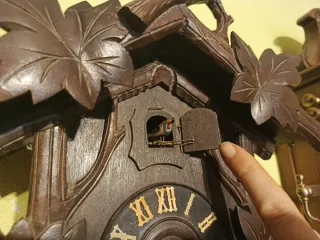 Reloj de cuco de madera reloj pared Selva Negra