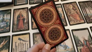 Tarot Botticelli Caja Madera Tallada