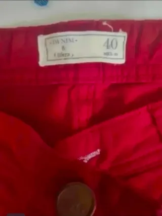 Pantalones Sfera Talla 40 Rojos