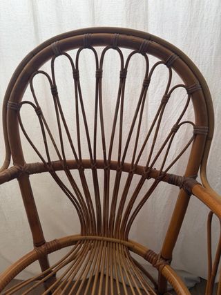 Sillas de mimbre (2 unidades)