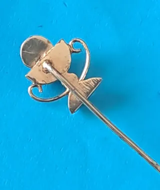 Aguja de corbata JHS Cáliz Dorado Antigua