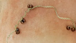 Collar "cascada" perlas naturales