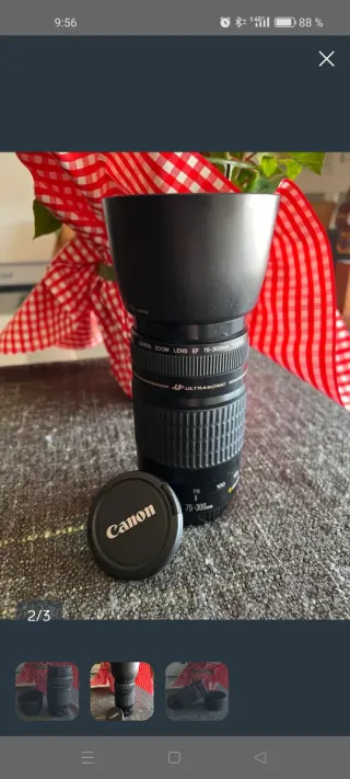 Teleobjetivo Canon EF 75-300mm