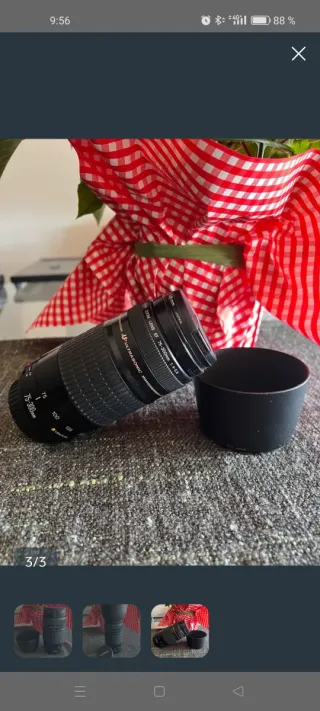 Teleobjetivo Canon EF 75-300mm