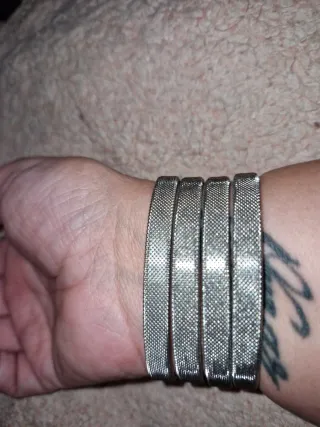 Pulsera plata osos turquesa