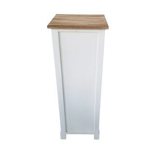 Cassettiera Legno 5 Cassetti Shabby 81 cm Bagno