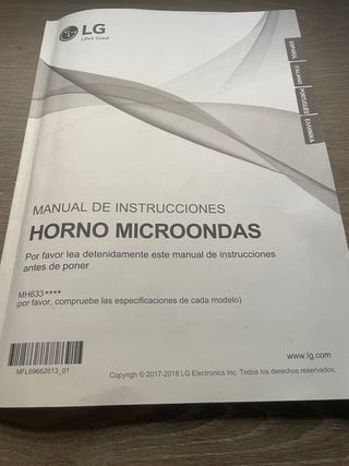 Horno Microondas LG Blanco