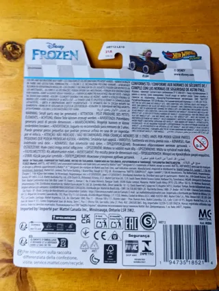 Hot Wheels Disney Frozen Elsa 2024