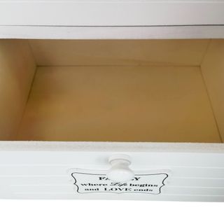 Mobiletto Shabby Chic Ingresso 3 Cassetti 57 cm