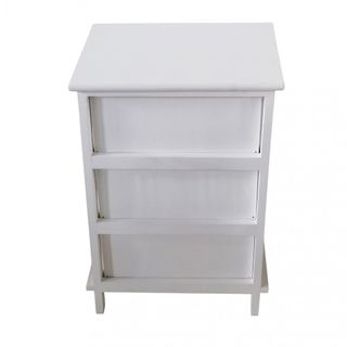 Mobiletto Shabby Chic Ingresso 3 Cassetti 57 cm