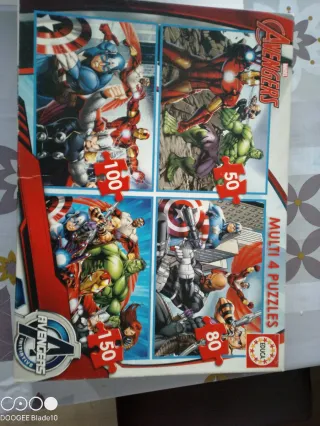 Puzzles Vengadores Multi 4 Puzzles Educa