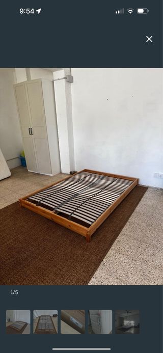 Cama Tatami Madera + Colchón Vesteroy