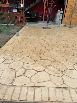 Hormigón impreso para exteriores