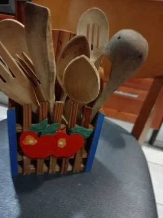 Set de utensilios de cocina con estuche
