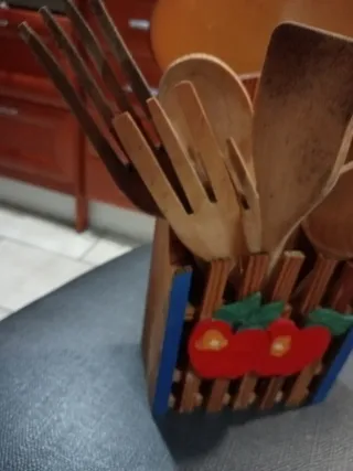 Set de utensilios de cocina con estuche