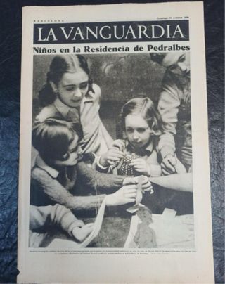 La vanguardia. Barcelona. 25 de octubre de 1936
