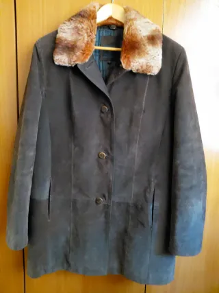 Abrigo Piel Marrón Gerome Mujer