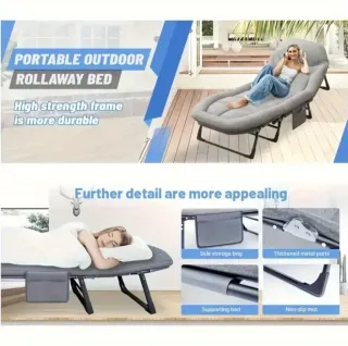 Tumbona reclinable exterior ajustable