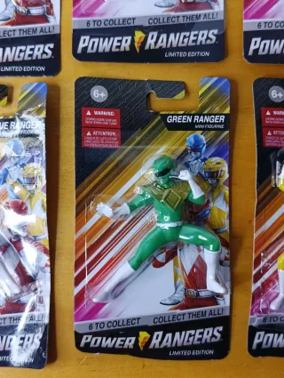 Power Rangers Mini Figure limited Edition complete