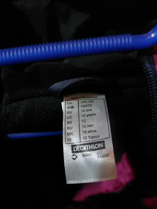 Mono de nieve infantil 9-12 años