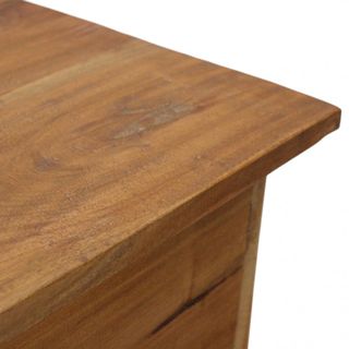 Baule Contenitore Legno Riciclato Massello 95 cm