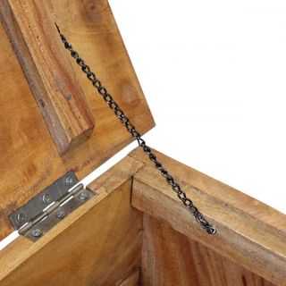 Baule Contenitore Legno Riciclato Massello 95 cm