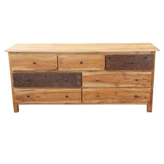 Cassettiera Legno Riciclato Eco 7 Cassetti 160 cm