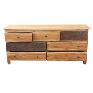 Cassettiera Legno Riciclato Eco 7 Cassetti 160 cm